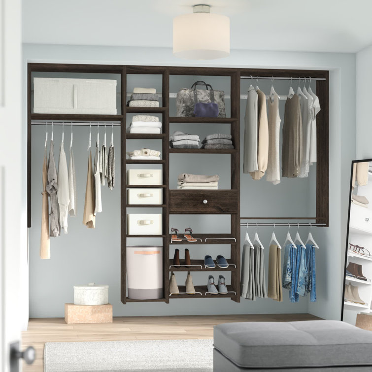 Dotted Line™ Grid 60" W - 108" W Closet System Reach-In Sets & Reviews